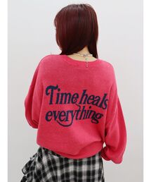 EVRIS | バックロゴオーバーサイズニットトップス(ニット/セーター)