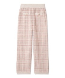 新品タグ付き⭐︎ジェラートピケ チェック柄シャツロングパンツ上下セット　ピンク gelato pique（ジェラートピケ）の「チェック柄ロングパンツ