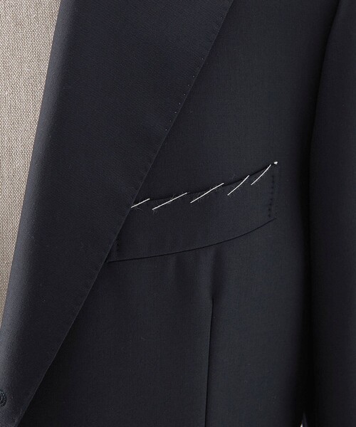 SOVEREIGN（ソブリン）の「＜SOVEREIGN＞サージ シングル ３Bスーツ（スーツセット・メンズ・ネイビー/ダークグレー・50/52/46/48）」の7枚目の写真