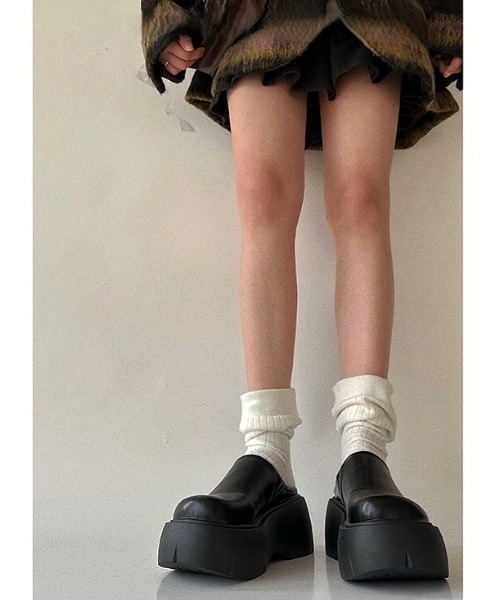 BALENCIAGA サンデー クロッグ レザー 革靴風 サボ 厚底 モード Balenciaga サボ メンズ サイズ43
