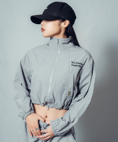 Nylon track jkt【WOMEN】（ナイロンジャケット）｜Subciety