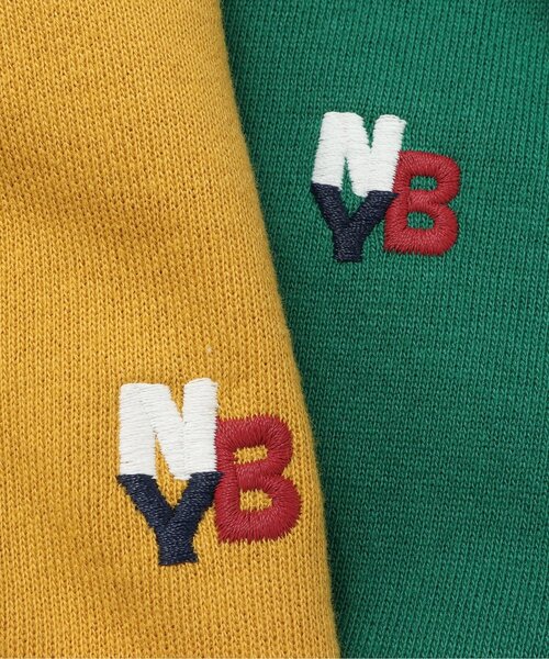 BREEZE（ブリーズ）の「リブボーダートレーナー（スウェット・キッズ・キナリ/オレンジ/イエロー/ネイビー/グリーン・150/140/130/120/110/100/90）」の7枚目の写真