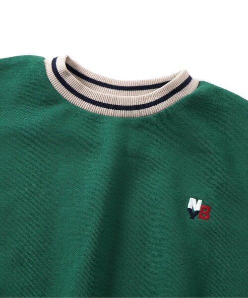 BREEZE（ブリーズ）の「リブボーダートレーナー（スウェット・キッズ・キナリ/オレンジ/イエロー/ネイビー/グリーン・150/140/130/120/110/100/90）」の17枚目の写真