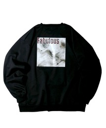 cardboard knit crew neck design cutsew/ダンボールニット クルーネック デザイン カットソー