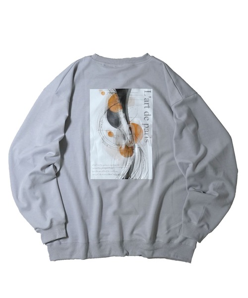 Starting Over(スターティングオーバー)の「cardboard knit crew neck design cutsew/ダンボールニット クルーネック デザイン カットソー(スウェット・メンズ・グレー/ブラック/ホワイト/チャコールグレー/ブラック系その他/ホワイト系その他2/ブラック系その他2/グレー系その他/ホワイト系その他・M/XL/L)」の1枚目の写真