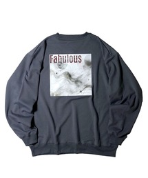 cardboard knit crew neck design cutsew/ダンボールニット クルーネック デザイン カットソー