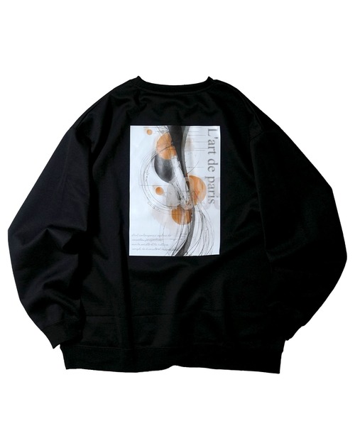 Starting Over(スターティングオーバー)の「cardboard knit crew neck design cutsew/ダンボールニット クルーネック デザイン カットソー(スウェット・メンズ・グレー/ブラック/ホワイト/チャコールグレー/ブラック系その他/ホワイト系その他2/ブラック系その他2/グレー系その他/ホワイト系その他・M/XL/L)」の7枚目の写真