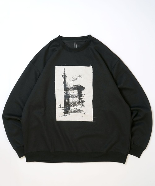Starting Over(スターティングオーバー)の「cardboard knit crew neck design cutsew/ダンボールニット クルーネック デザイン カットソー(スウェット・メンズ・グレー/ブラック/ホワイト/チャコールグレー/ブラック系その他/ホワイト系その他2/ブラック系その他2/グレー系その他/ホワイト系その他・M/XL/L)」の21枚目の写真