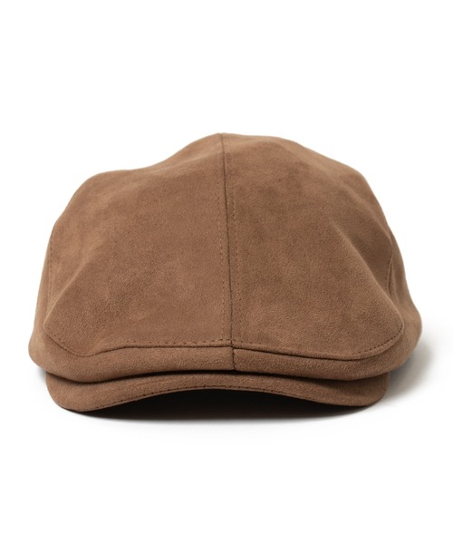 Figments（フィグメンツ）の「合皮起毛ハンチング（ハット・レディース・ブラウン・FREE）」の5枚目の写真