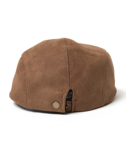 Figments（フィグメンツ）の「合皮起毛ハンチング（ハット・レディース・ブラウン・FREE）」の6枚目の写真