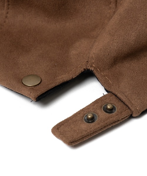 Figments（フィグメンツ）の「合皮起毛ハンチング（ハット・レディース・ブラウン・FREE）」の9枚目の写真