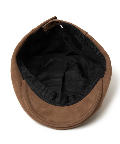 Figments（フィグメンツ）の「合皮起毛ハンチング（ハット・レディース・ブラウン・FREE）」の11枚目の写真