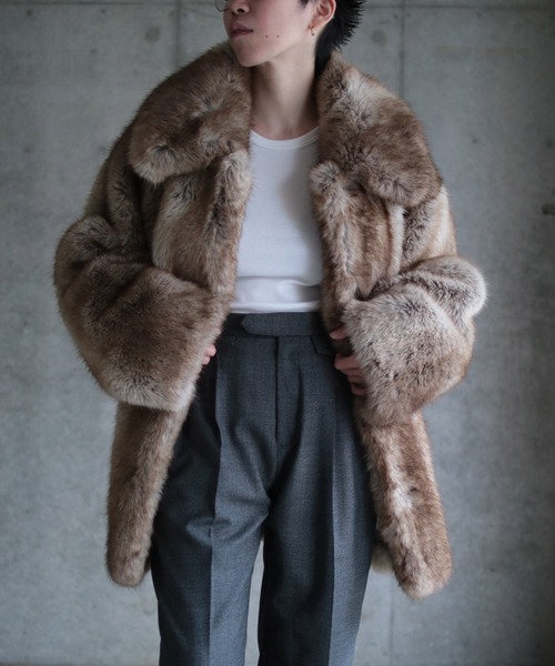 Jakke Rosemary コート ブラウン系 jakke（ジャッキー）の「ROSEMARY COAT（その他アウター）」 - WEAR