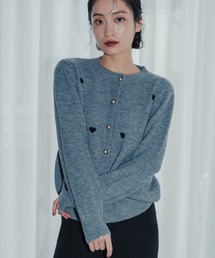 カーディガン/ボレロ（グレー/灰色系・刺繍）ファッション通販