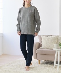 Champion（チャンピオン）の「Champion/チャンピオン ルームウェア 長袖長パンツ 表裏綿100％ダイヤキルト（ルームウェア/パジャマ）」
