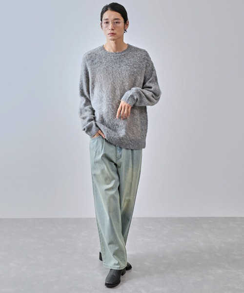 グラデーションシャギークルーニット（ニット/セーター）｜JUNRED（ジュンレッド）