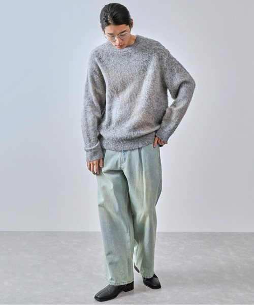 グラデーションシャギークルーニット（ニット/セーター）｜JUNRED（ジュンレッド）