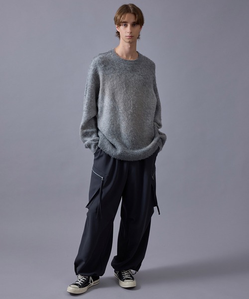 グラデーションシャギークルーニット（ニット/セーター）｜JUNRED（ジュンレッド）