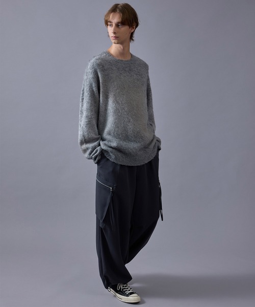 グラデーションシャギークルーニット（ニット/セーター）｜JUNRED（ジュンレッド）