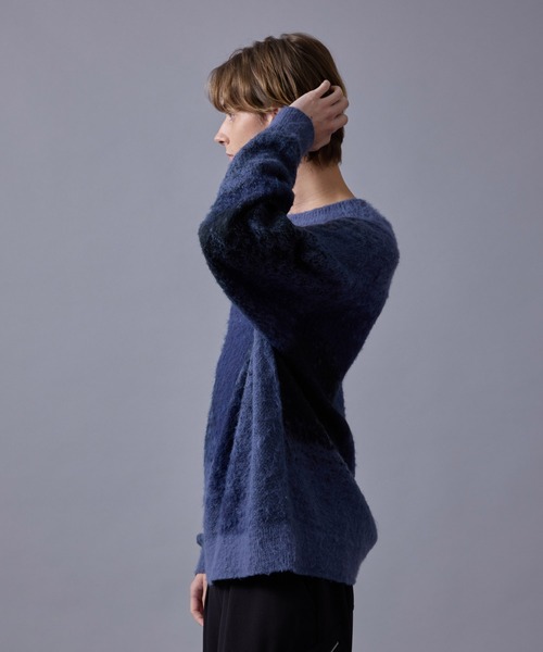 グラデーションシャギークルーニット（ニット/セーター）｜JUNRED（ジュンレッド）