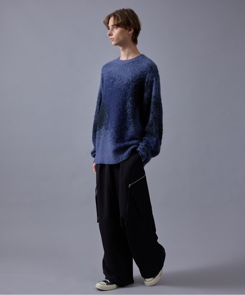 グラデーションシャギークルーニット（ニット/セーター）｜JUNRED（ジュンレッド）