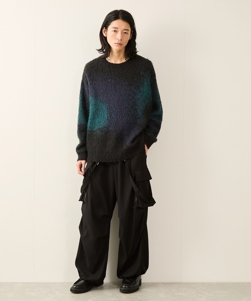 グラデーションシャギークルーニット（ニット/セーター）｜JUNRED（ジュンレッド）