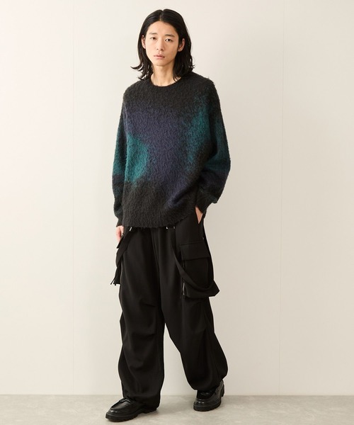 グラデーションシャギークルーニット（ニット/セーター）｜JUNRED（ジュンレッド）