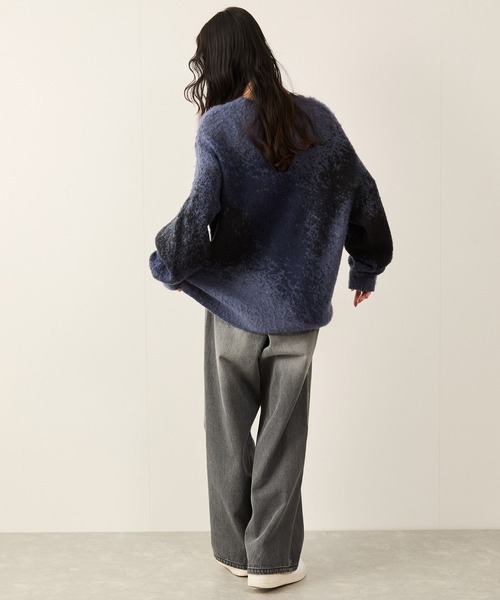 グラデーションシャギークルーニット（ニット/セーター）｜JUNRED（ジュンレッド）