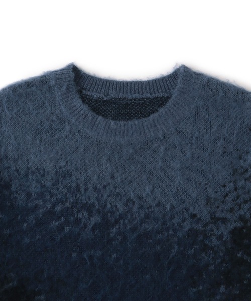グラデーションシャギークルーニット（ニット/セーター）｜JUNRED（ジュンレッド）