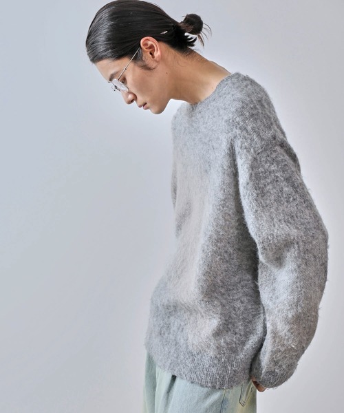 グラデーションシャギークルーニット（ニット/セーター）｜JUNRED（ジュンレッド）