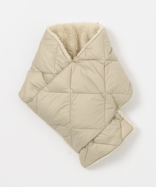 ITEMS URBANRESEARCH(アイテムズ アーバンリサーチ)の「TAION REVERSIBLE DOWN SCARF(マフラー・レディース・ブラック系その他/グレー系その他/ブラウン系その他・-)」の4枚目の写真