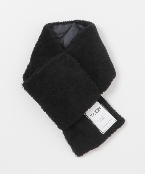 ITEMS URBANRESEARCH(アイテムズ アーバンリサーチ)の「TAION REVERSIBLE DOWN SCARF(マフラー・レディース・ブラック系その他/グレー系その他/ブラウン系その他・-)」の7枚目の写真