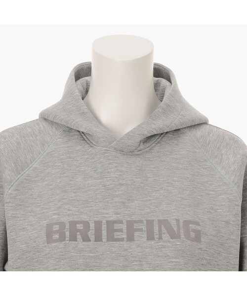 BRIEFING（ブリーフィング）の「【BRIEFING GOLF/ブリーフィングゴルフ WOMEN'S LOGO HOODIE】（パーカー・レディース・ベージュ/ブラック/オリーブ/グレー・S/M）」の7枚目の写真