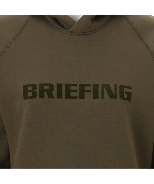 BRIEFING（ブリーフィング）の「【BRIEFING GOLF/ブリーフィングゴルフ WOMEN'S LOGO HOODIE】（パーカー・レディース・ベージュ/ブラック/オリーブ/グレー・S/M）」の12枚目の写真