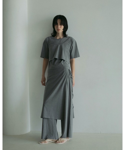 Layered Cut T-shirts（Tシャツ/カットソー）｜anuke