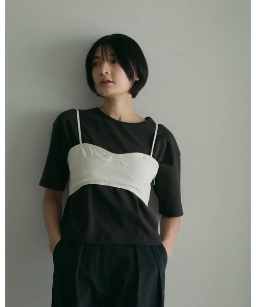 セール】Layered Cut T-shirts（Tシャツ/カットソー）｜anuke