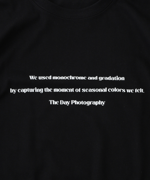 THE DAY（ザデイ）の「THE DAY PHOTOGRAPHY Film Mountain L/S Te（Tシャツ/カットソー・メンズ・ブラック・X-LARGE/LARGE/MEDIUM）」の5枚目の写真