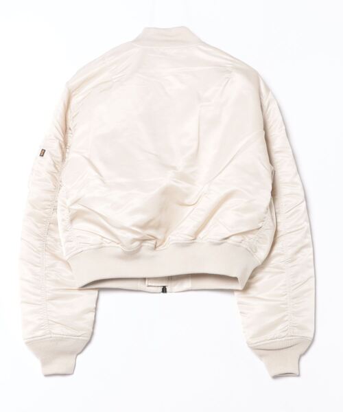 Alpha Industries（アルファインダストリーズ）の「【ALPHA】MA-1 ジャケット（MA-1・レディース・ホワイト・S/M）」の2枚目の写真