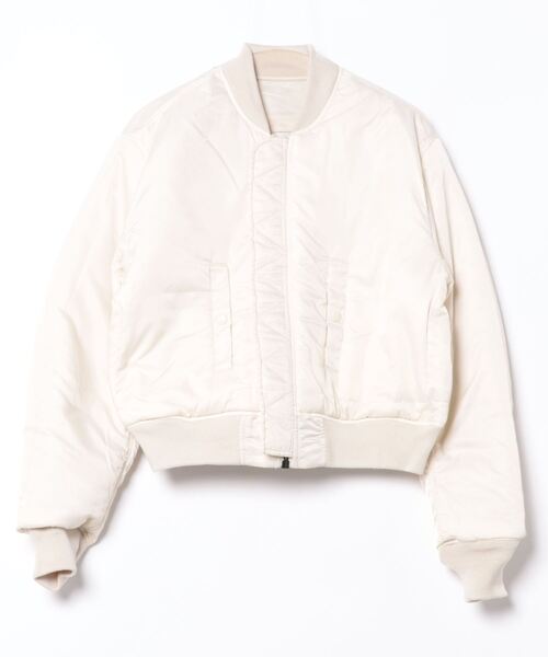 Alpha Industries（アルファインダストリーズ）の「【ALPHA】MA-1 ジャケット（MA-1・レディース・ホワイト・S/M）」の3枚目の写真