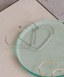 JEANASIS | 【ステンレス】ハートフープピアス/253472(ピアス(両耳用))