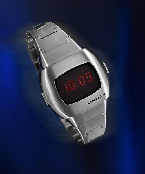 HAMILTON（ハミルトン）の「HAMILTON [ハミルトン] 腕時計 PSR （ピーエスアール） 74 クオーツ 30.90 mm x 25.60 mm  ブラック×シルバー（アナログ腕時計・メンズ・ブラック・FREE）」の9枚目の写真