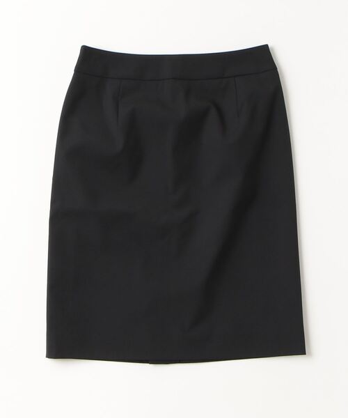 【ウォッシャブル】レディースタイトスカート 黒無地 RENU生地使用 SOFFICE 通年【レディース】（スーツスカート）｜HARUYAMA（ハルヤマ）