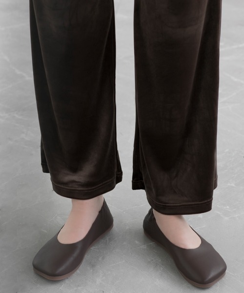 【セール】【DECADE CLASSIC】ギャザー フラットシューズ（スリッポン）｜DECADE CLASSIC（ディケイド クラシック）スリッポン