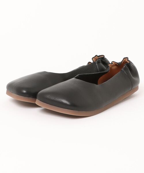 【セール】【DECADE CLASSIC】ギャザー フラットシューズ（スリッポン）｜DECADE CLASSIC（ディケイド クラシック）