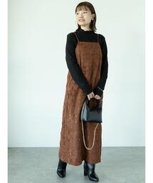 ◎モールジャカードキャミワンピース