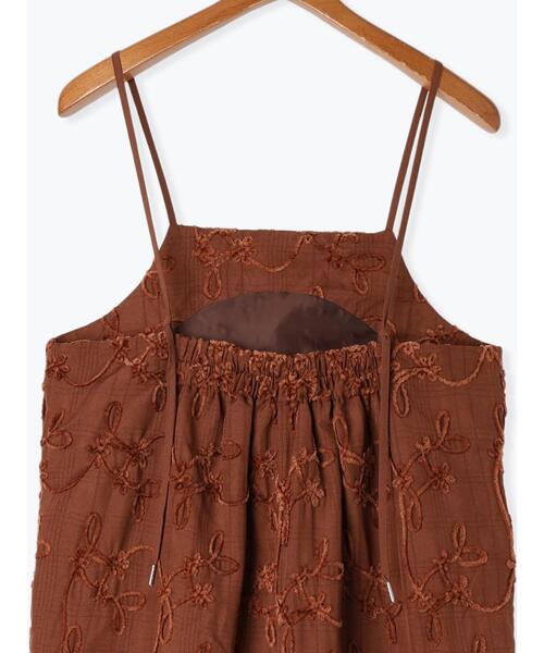 Lugnoncure（ルノンキュール）の「◎モールジャカードキャミワンピース（ワンピース・レディース・ブラウン/ブラック・F）」の11枚目の写真