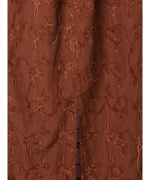 Lugnoncure（ルノンキュール）の「◎モールジャカードキャミワンピース（ワンピース・レディース・ブラウン/ブラック・F）」の10枚目の写真