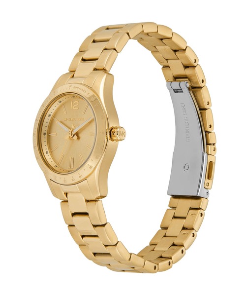 MICHAEL KORS(マイケルコース)の「マイケル・コース 腕時計 レディース アナログ ステンレス MKO1045(アナログ腕時計・レディース・GOLD・FREE)」の3枚目の写真
