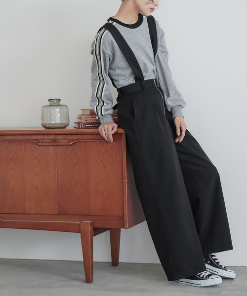 サスペンダー付きスラックス』（スラックス）｜n'OrLABEL（ノアール