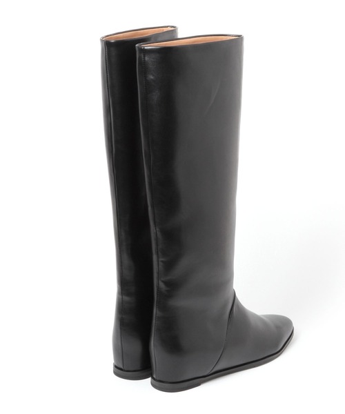 ATELIER BRUGGE（アトリエブルージュ）の「【ATELIER BRUGGE】インヒールロングブーツ（ブーツ・レディース・ブラック・36/37/38）」の4枚目の写真